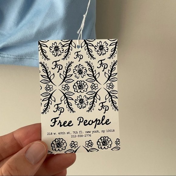 ANTHRO Free People Blue Movement Cami XS - Picture 7 of 7